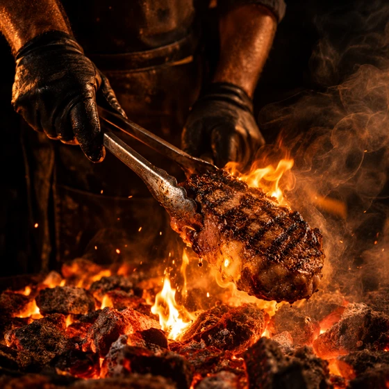 La cocina de LOOP CLUB: Parrilla y plancha